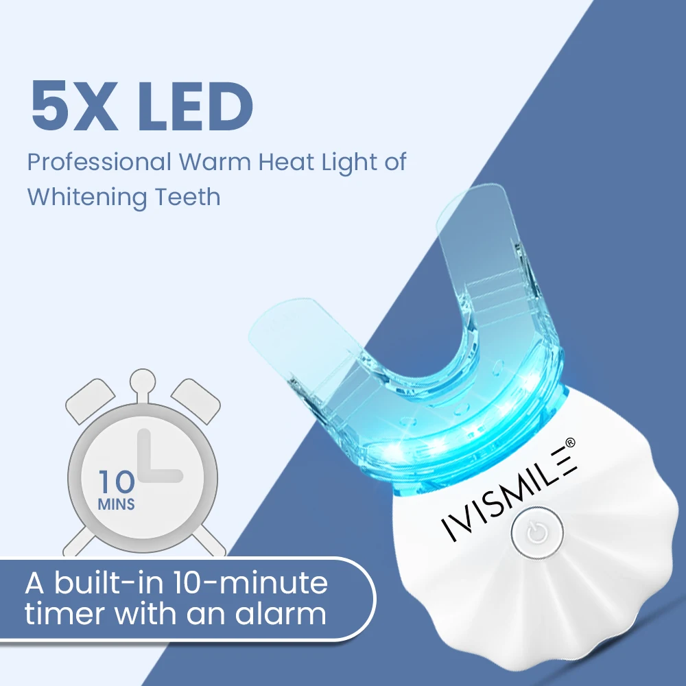 IVISMILE CPSR CE Approved Dental Bleaching Gel Peroxide Free PAP Whitening Kit