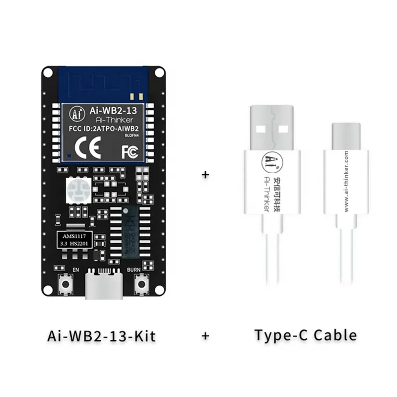 Ai-WB2-13-Kit base on BL602 chip WiFi+ Bluetooth 5.0 Module Development Board /PCB antenna Type-C Interface