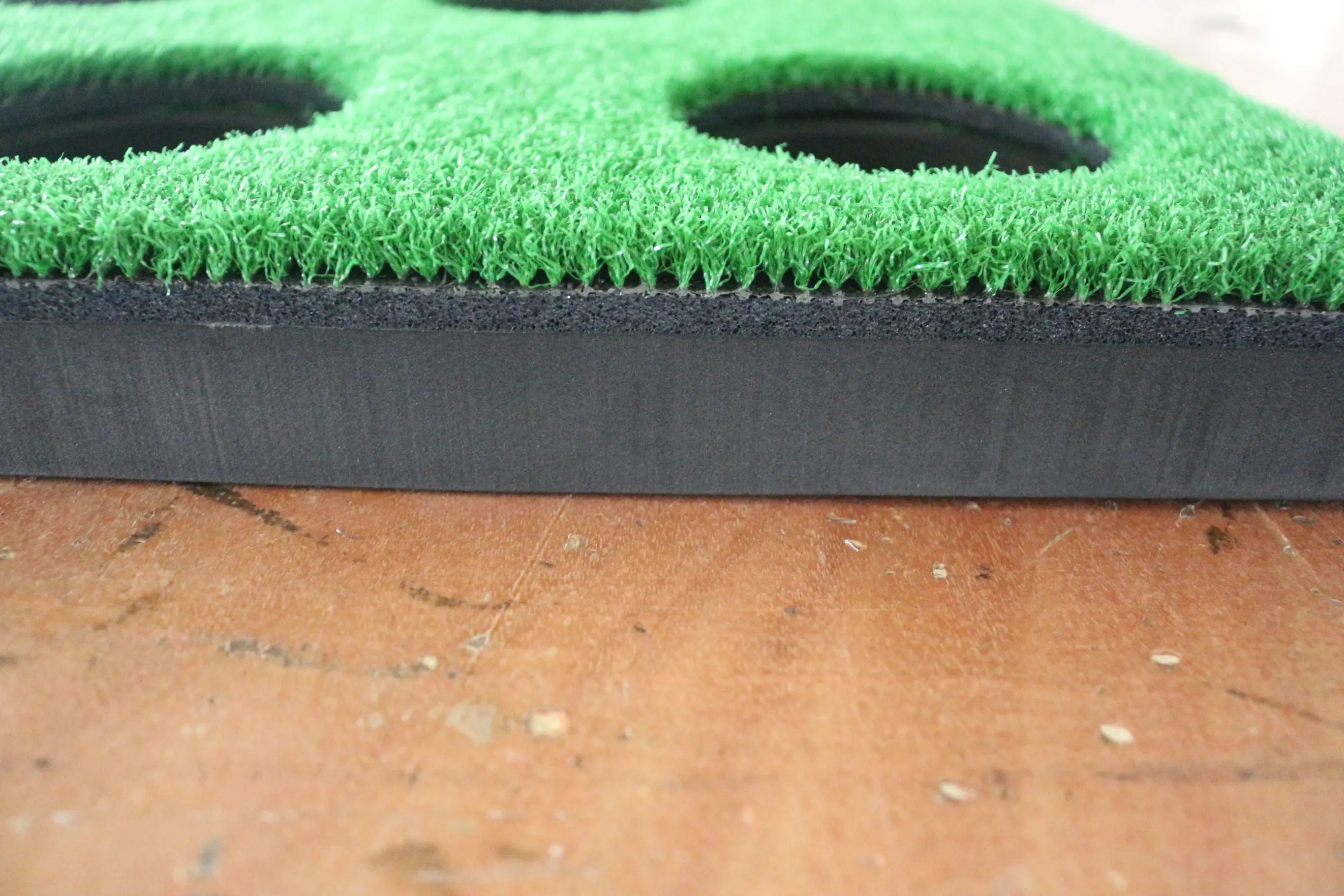 2-on-2 12 holes Portable Golf Putting Mat Indoor 2-way mini golf putting green mats