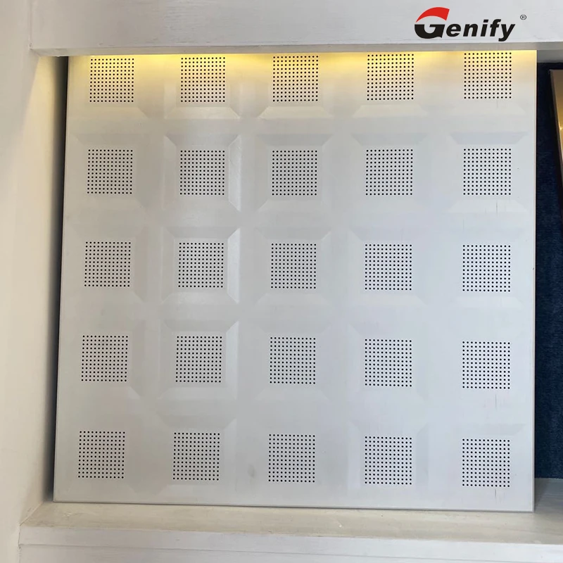 New design pop perforated aluminium suspended clip-in ceiling for office decoration