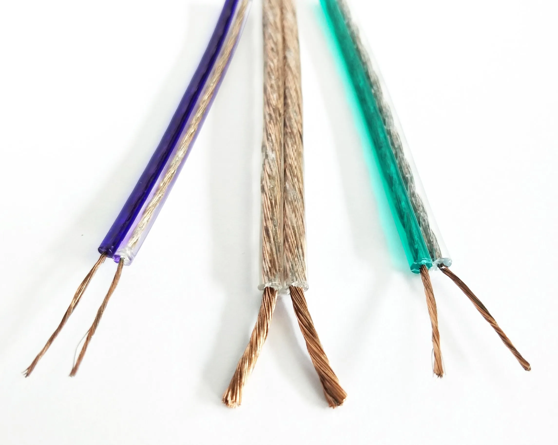 transparent speaker cable 10awg/12awg/14awg/16awg/18awg/20awg/22awg/24awg