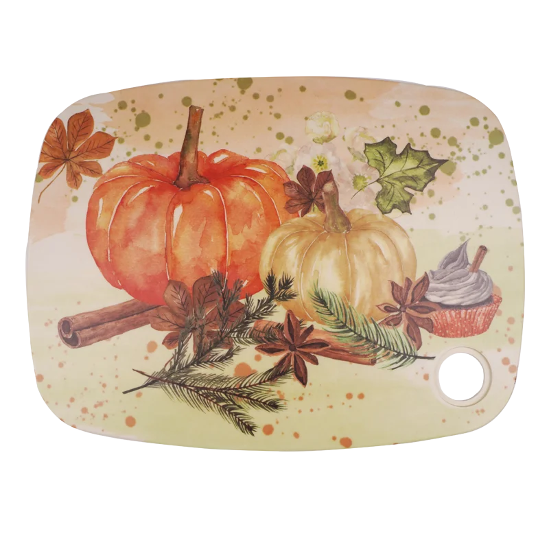 Long-lasting ecological good design bamboo fiber cutting board kitchenware