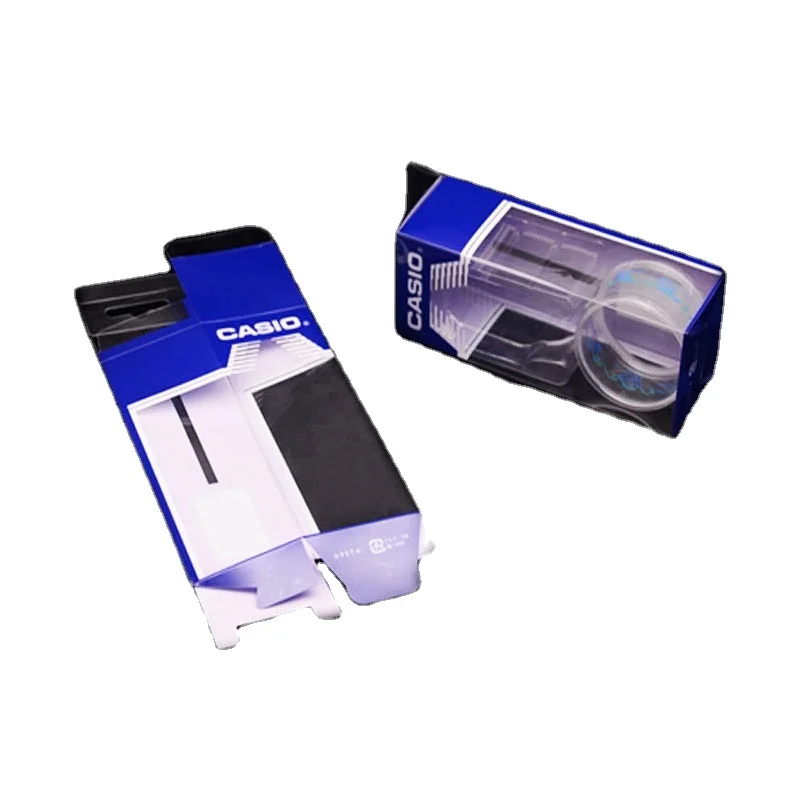 2016 hot sale retail plastic collapsible casio watch storage box packaging
