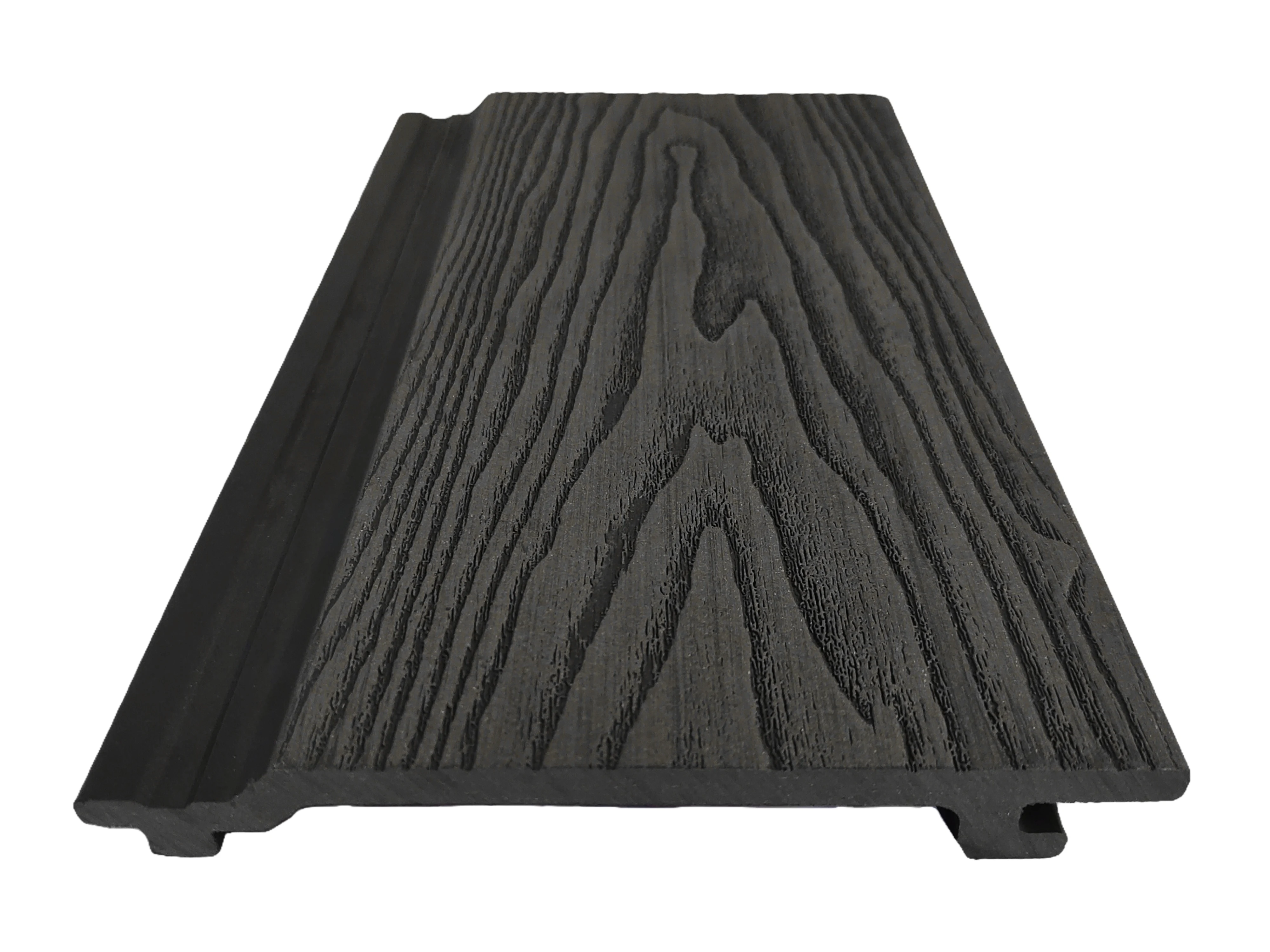 UV-resistent 3D Embossing WPC Wall Panel Exterior Wall Cladding WPC Outdoor Decorative Wall Panel