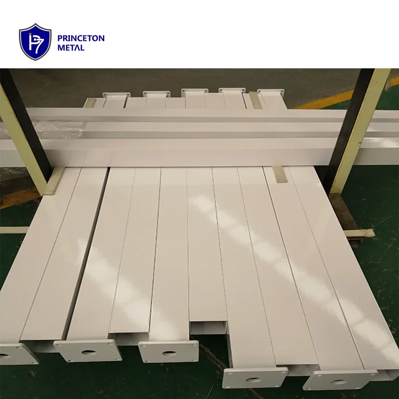 Powder coating aluminum post and fence fitting cap base plate bracket