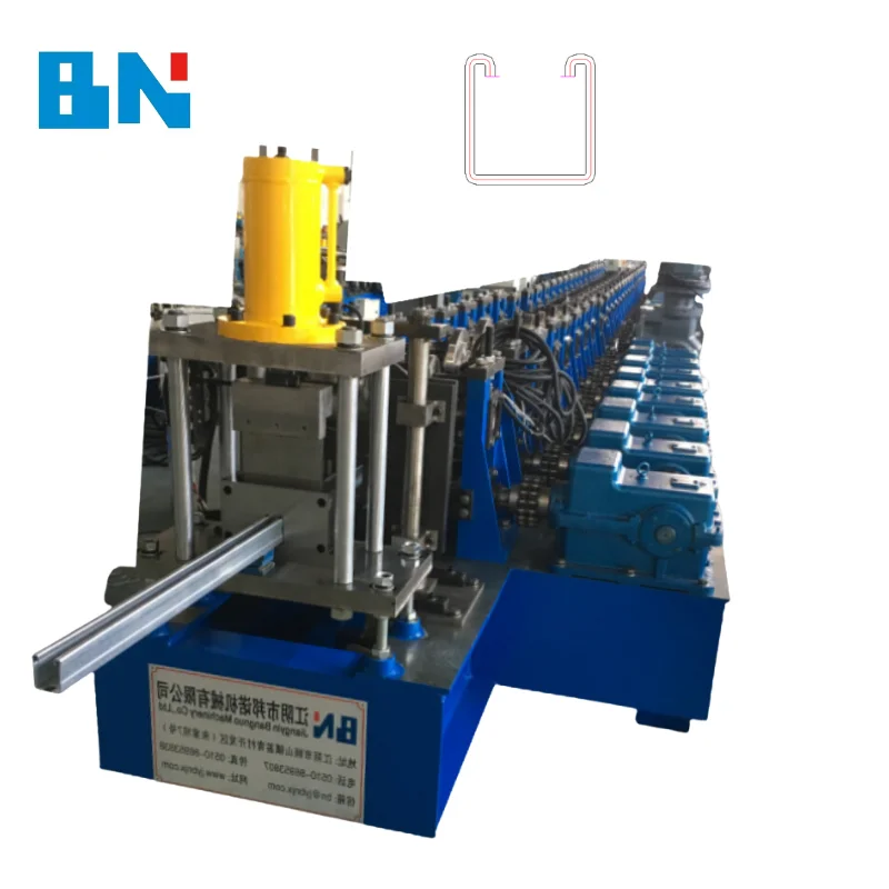 Hot sale C Channel Solar Strut Photovoltaic Stent Solar Bracket Photovoltaic Stent Roll Forming Machine
