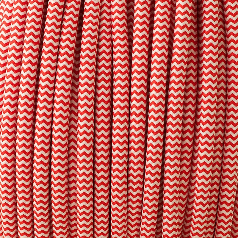 Vintage Style Lamp Cord Fabric Round Electrical Wire For Hanging Lighting Set