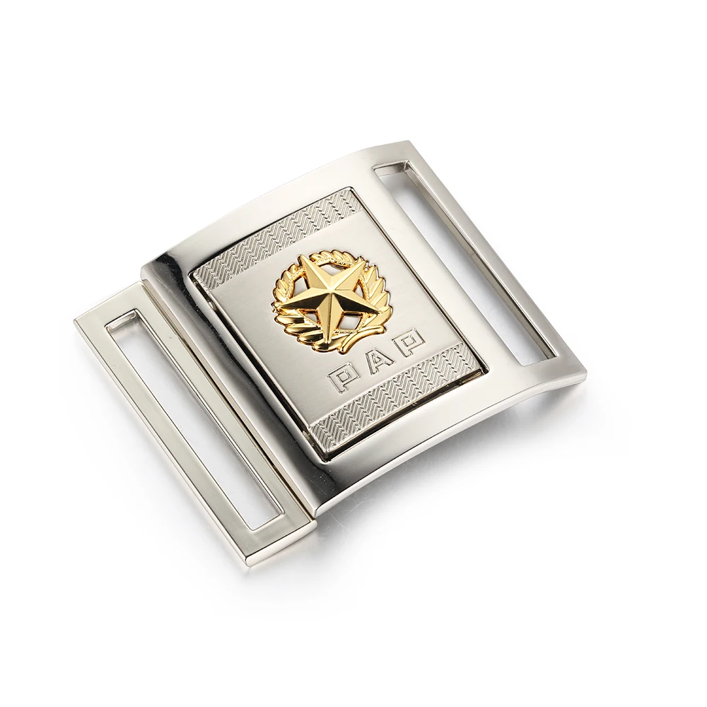 Military supplies Stainless Steel Tactical Belt Buckle Metal Brass Custom Logo Belts Buckles