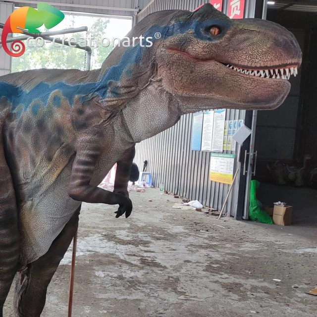 Jurassic theme park decoration simulation walking dinosaur costume