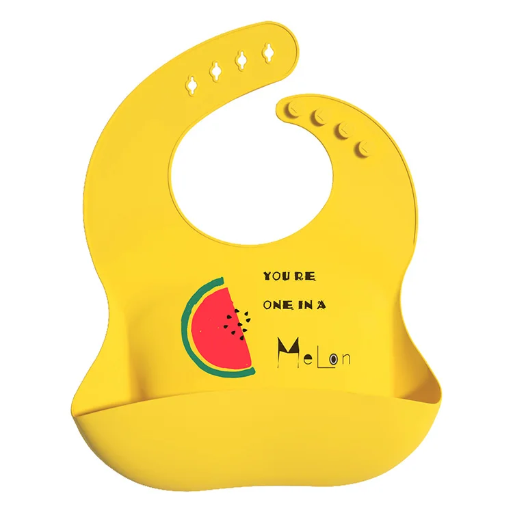 High Quality Soft Bibs Food Grade Silicone Baby Bib