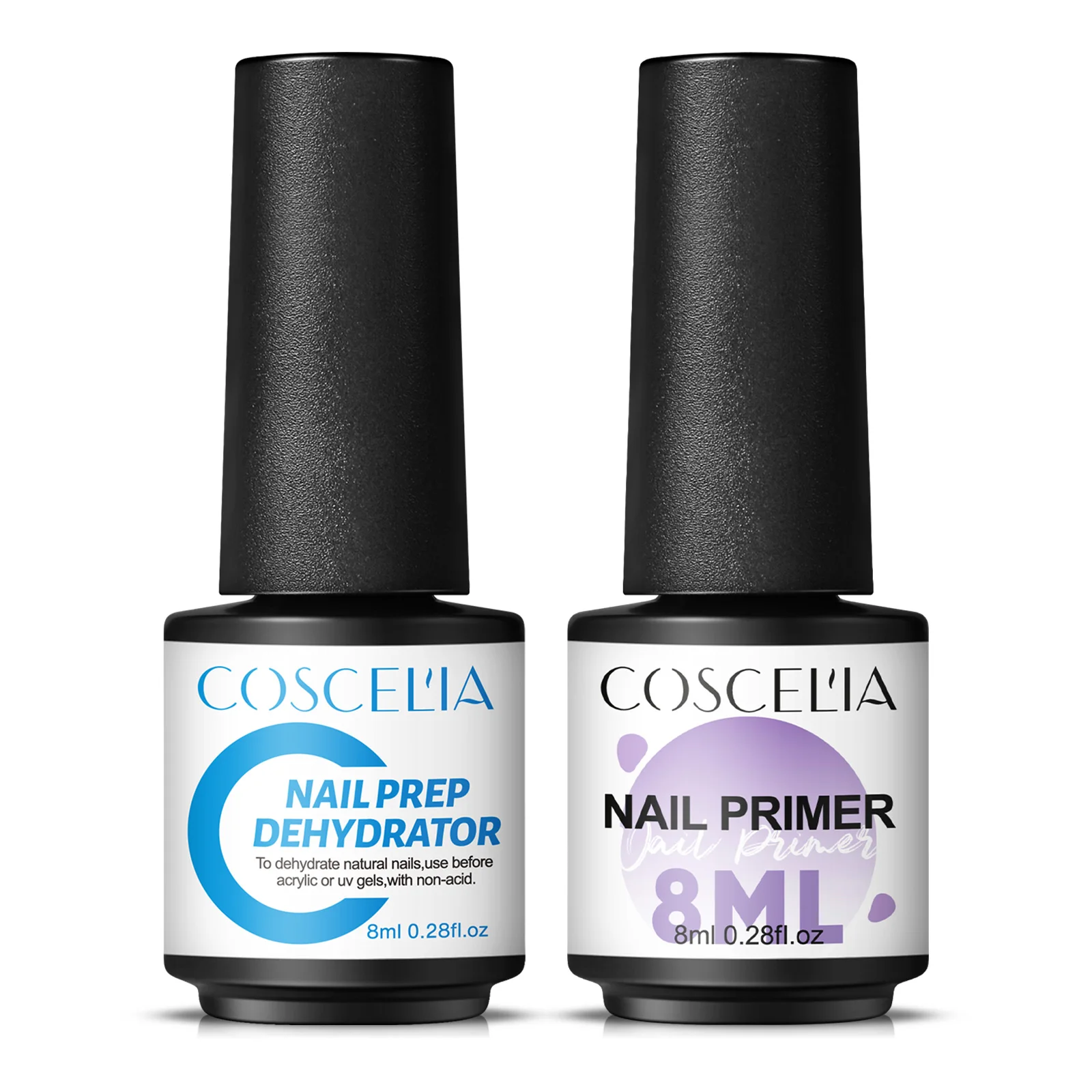 Nail Prep Dehydrator Nail Primer Wholesale Supply Acid-Free No Hurt  Nail Semi Permanent Desiccant Primer Set OEM Custom Logo
