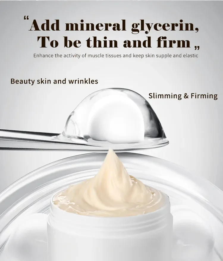 Wholesale 100% Pure Organic Plant-Based Cream for Slimming Fat Burning & Anti-Cellulite Body Care for Massage