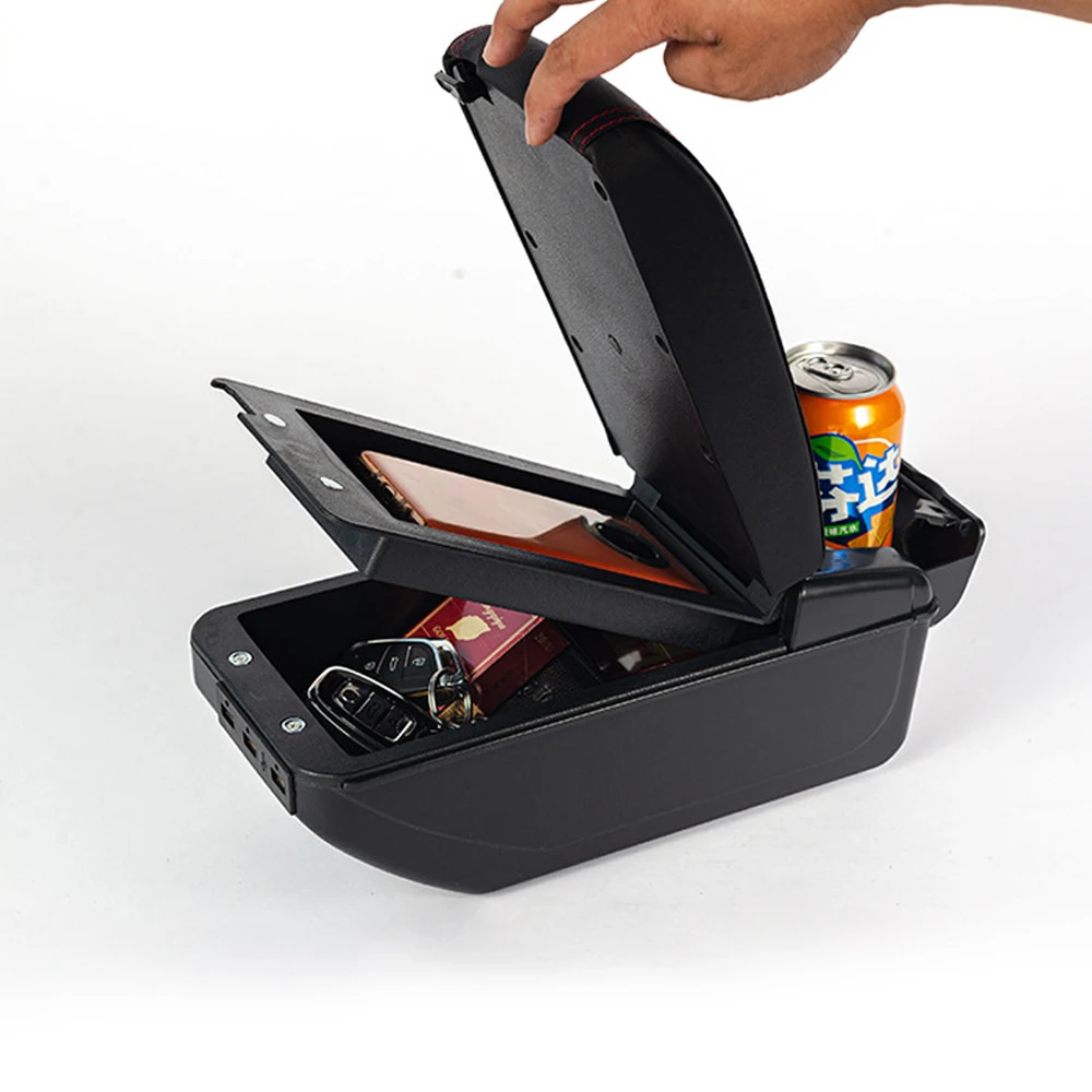 Hot Selling Car Armrest Box Armrest With USB Charger Cup Holder Car Storage Box Console Organizer For Toyota Prius Aqua Japan