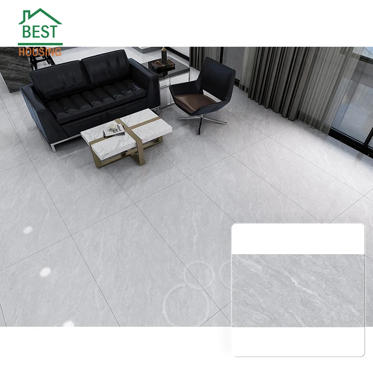 High quality manufacture wholesale light gray full body glazed tile price