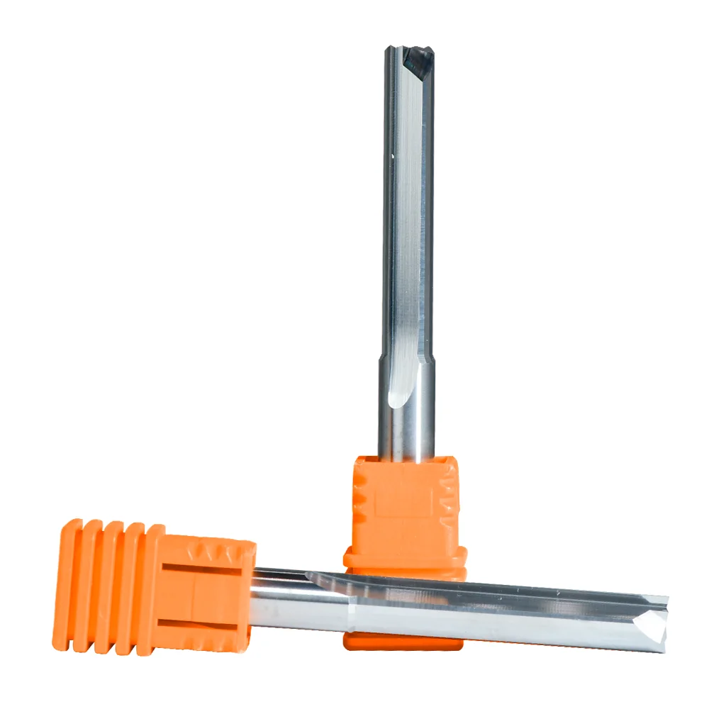 cnc carbide tools  Straight slot milling cutter wood router bits  woodworking double flute Straight endmill