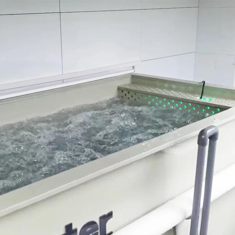 eWater Live Lobster Low Temperature Stocking Farming Tank,Live Fish Holding System Indoor Fish Farming for Mini RAS System