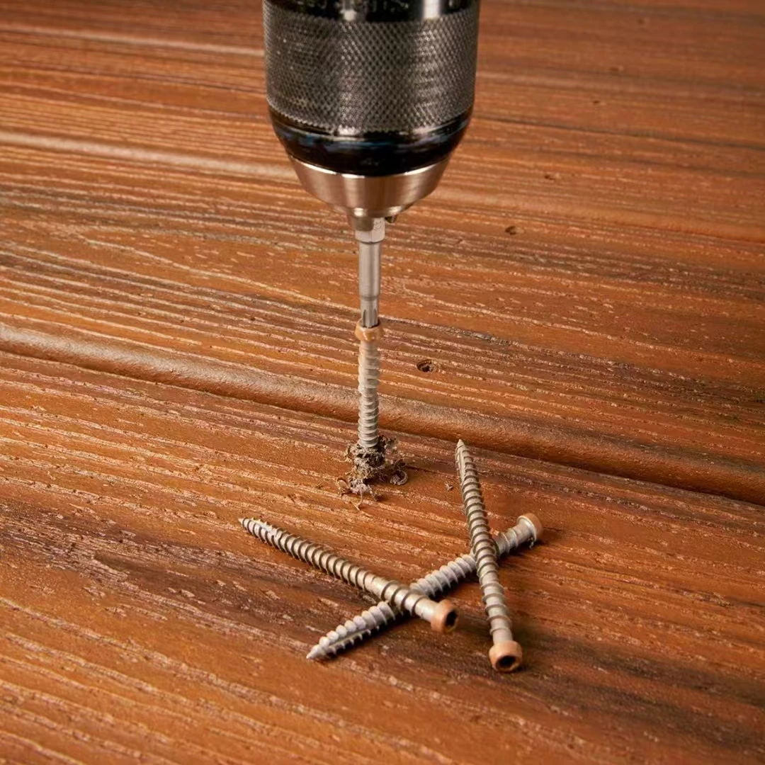 wood screw timber screw deck screw used for furniture and wood torx head different colors