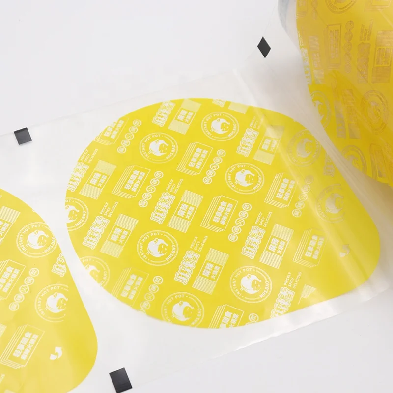 Custom Print Plastic Film Laminated Heat Seal Flexible Food Packaging Material Clear Roll Film Food Grade Packaging