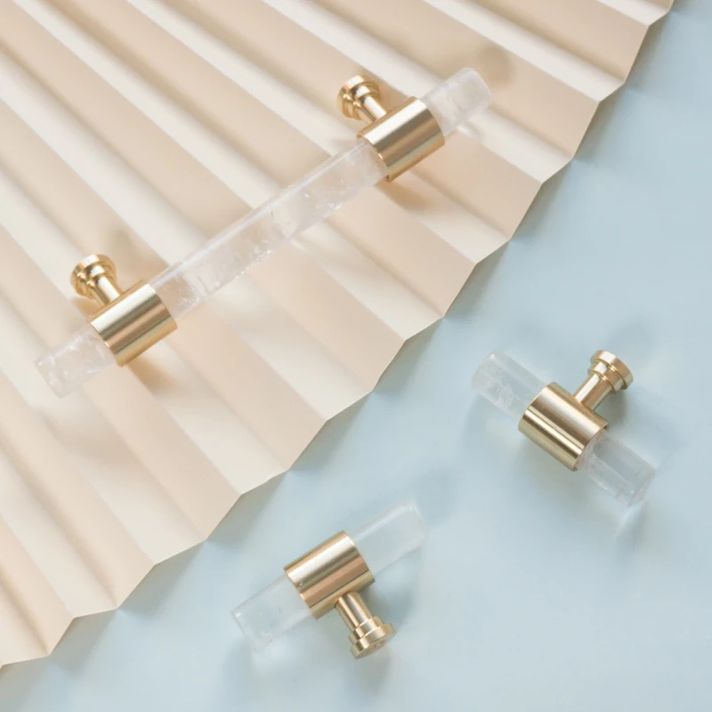 High quality brass crystal handles Home decoration and furniture cabinet handles