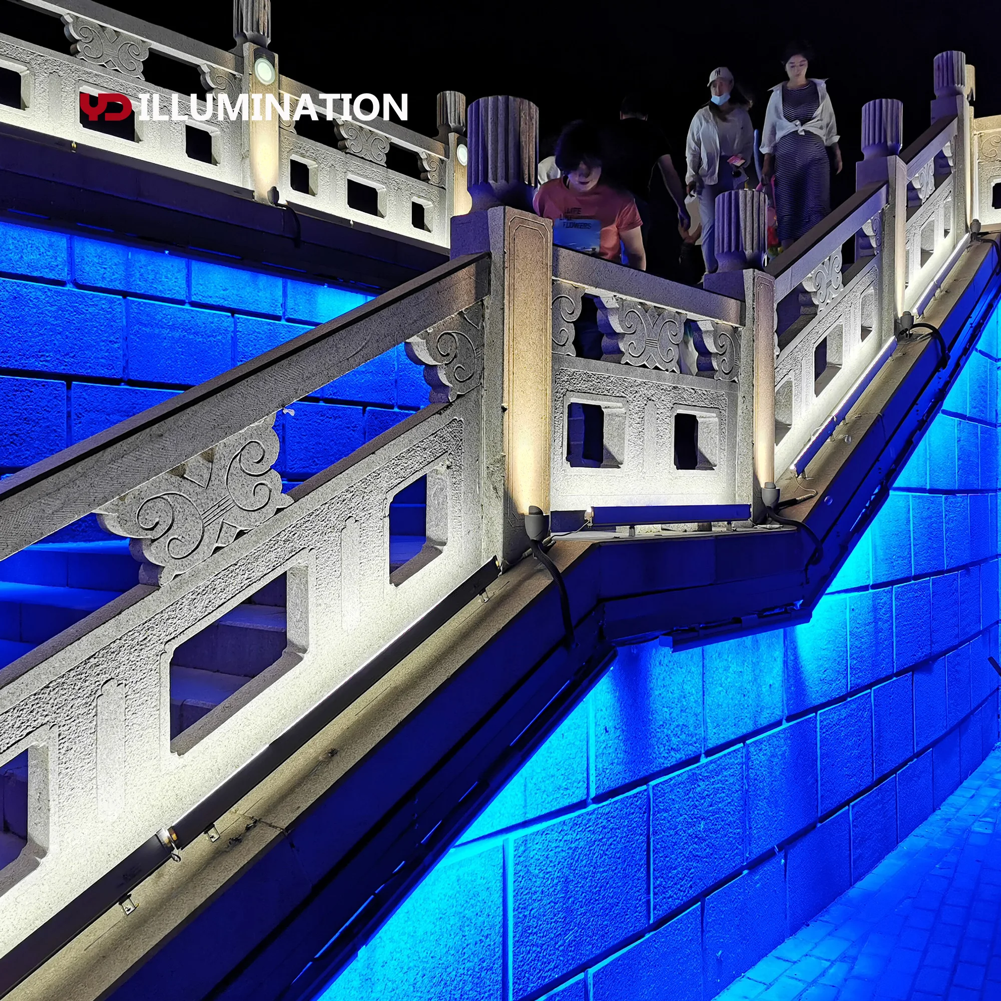 IP68 RGBW DMX512 Освещение фасада освещение здания светодиодный фасад