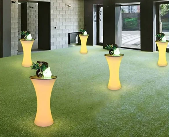 2022 Hot sell LED color changing illuminated bar table best price