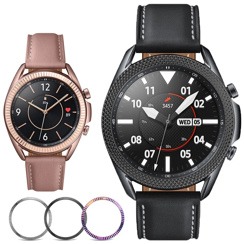 Кольцо-кольцо для Samsung Watch 6 из нержавеющей стали с защитой от царапин оправа Galaxy 43 мм 47