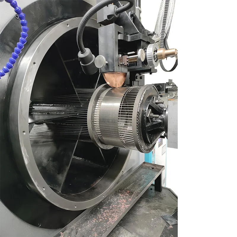 Automatic Stainless Steel Johnson Wedge Wire Screen Pipe Tube Welding Making Machine for Mine Well Filtering