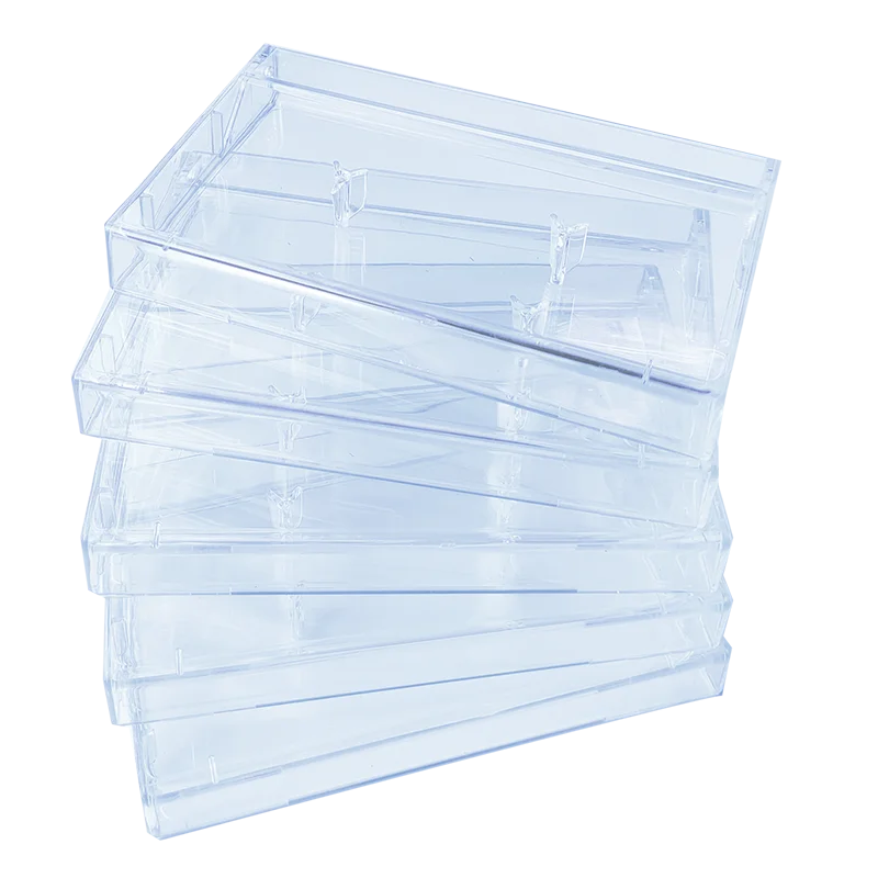 Transparent clearance box cassette tape case hard case outer case with cheapest factory cheapest price