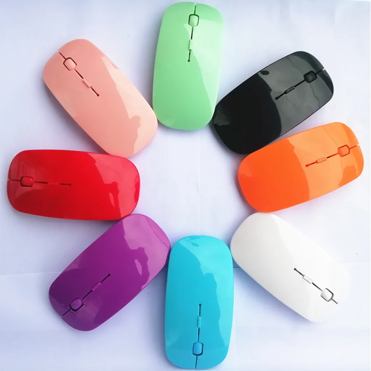 Custom Logo Mini Wireless Mouse 2.4GHz Wireless Optical Laptop Mouse with USB Receiver (1600389726489)