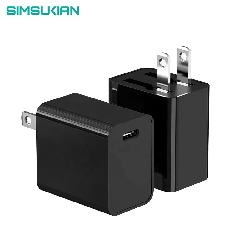 5V 3A 20W mobile phone cell phone chargers adapter fast charging usb charger type c for phones