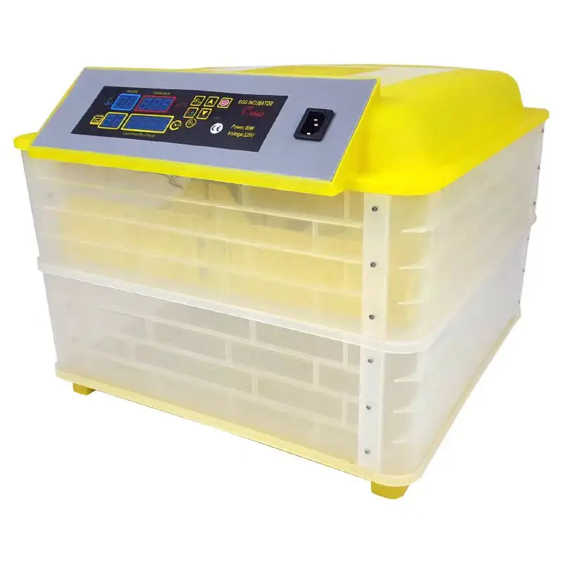 Household Small Incubator Chicken Duck Goose Quail Rutin Chicken Incubator Carton Yellow 1 Set Egg Machine Chicken Poultry Farm