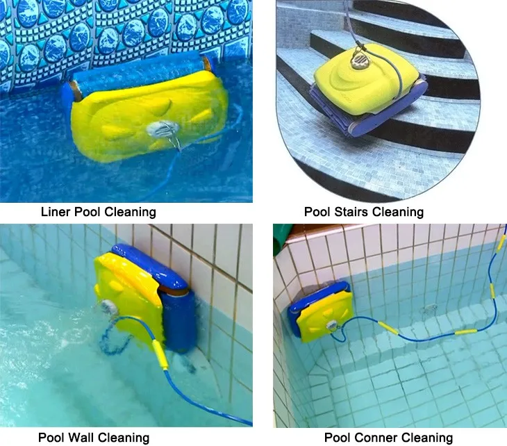 China Automatic Swimming Pool cleaning Equipment Grampus Swimming Pool Robot Cleaner