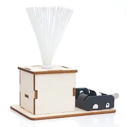 Stem educational science diy toy 7 color diy fiber optic battery operated lamps