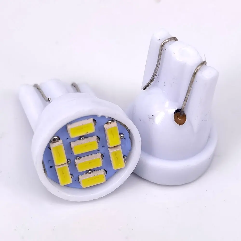 Factory wholesale LED T10 LED bulbs T10 w5w 194 3014 8smd for car 12V