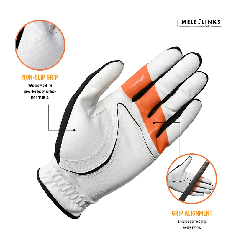 Golf Training Aids Golf Non-Slip Silicone Grip Glove Golf Grip Positioning Gloves True Grip Training Gloves With Magnetic Mark