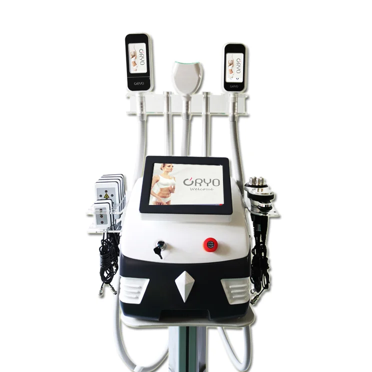 New arrival 3 Cryo Handles Slimming Cryolipolysis Machine with 40K RF Cavitation System Cellulite Reduction with Cryotherapy