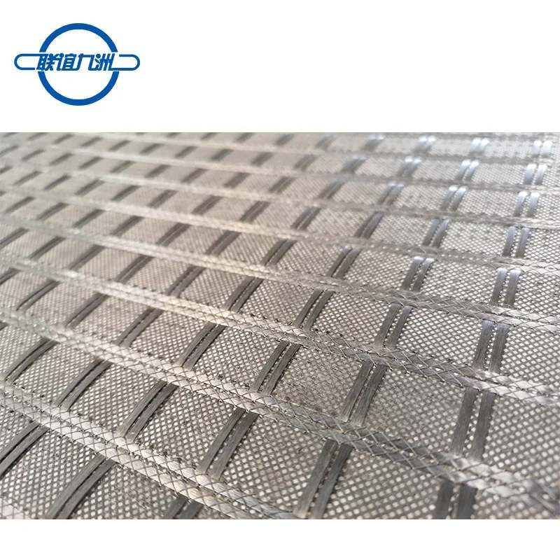High Quality Fiberglass Geogrid Paving Composite reinforcement Geogrid