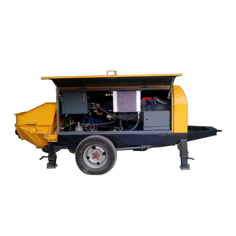 Small Stationary Concrete Pump Machine Portable Diesel Concrete Pump