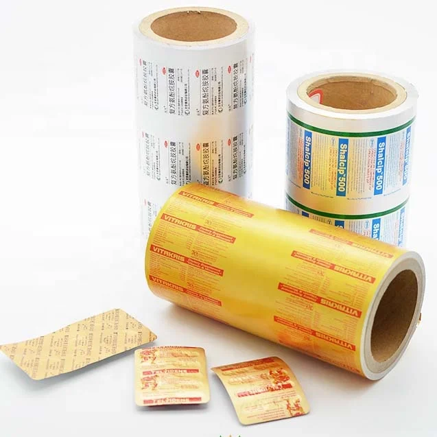 China manufacture tablets pills pharmaceutical blister packaging aluminum foil PTP aluminum foil