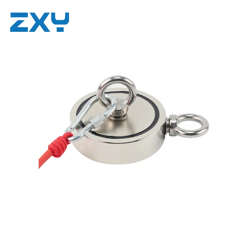 600KG Pull Force Double Sided Neodymium Fishing Magnets for Salvage Fishing