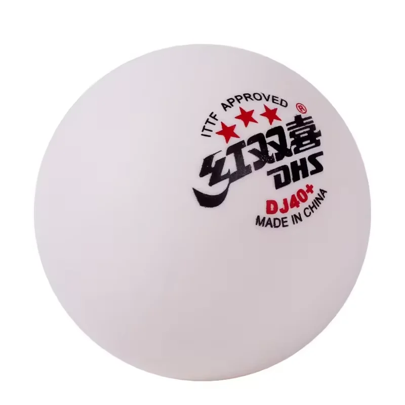 DHS DJ 40+ White Table Tennis Balls ITTF Approved WTT Series Tournament Pingpog Balls