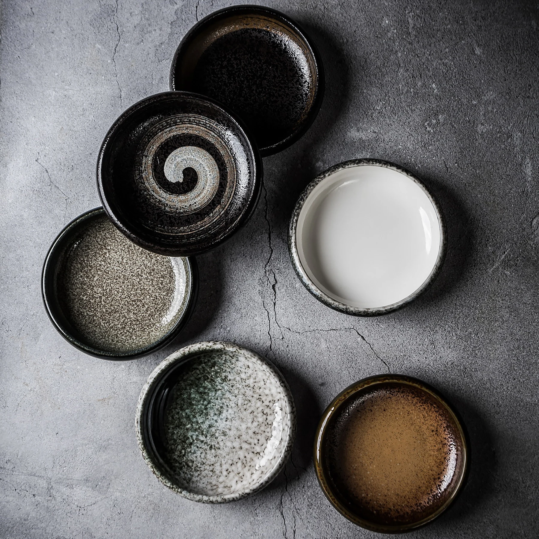 Restaurant ceramic Japanese tableware stoneware soy sauce dessert cereal snack serving dish