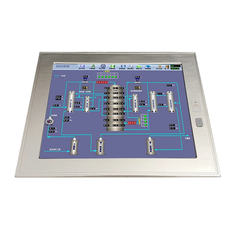 Modern Design New Products 17 Inch Resistive Industrial Touch Panel Pc For Windows