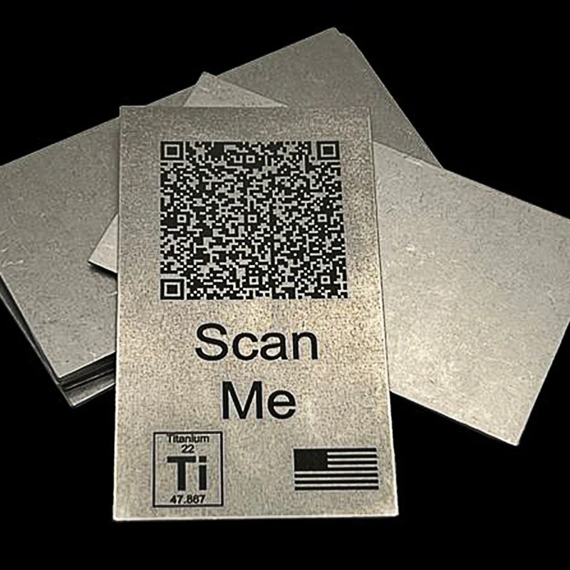 Custom Aluminium Asset Tag Serial Number Metal Logo Stickers Metallic Barcode Label QR code Sticker