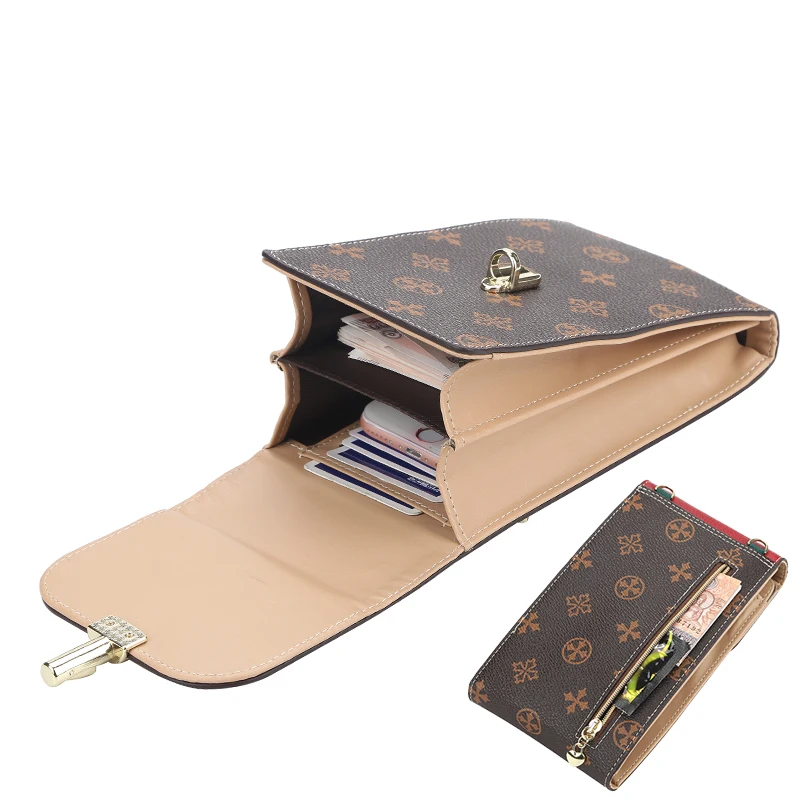 Multi-function Women Long Purse PU Leather Lady Phone Clutch Bags Ladies And Wallets