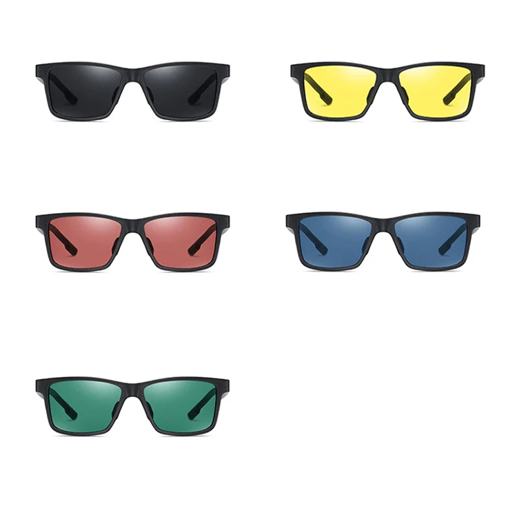 Classic Men Polarized Sunglasses For Outdoor Riding UV400 Hot Sale Night Vision Lens Trend Glasses