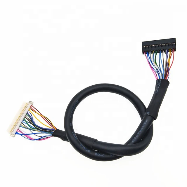 SCONDAR LVDS Cable 20 pin df19 Custom Wiring Harness JAE Connector Hiorse