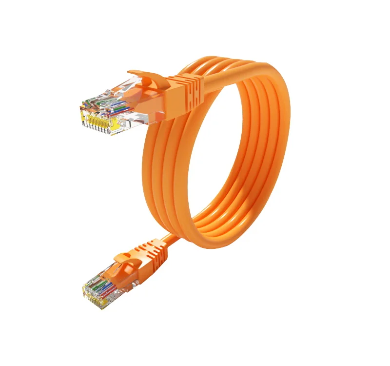 1m 2m 3m 5m 10m 20m RJ45 UTP Cat6 Utp Patch Cord Copper Network Cable PVC Jacket CE Certified 26awg Cat5E UTP