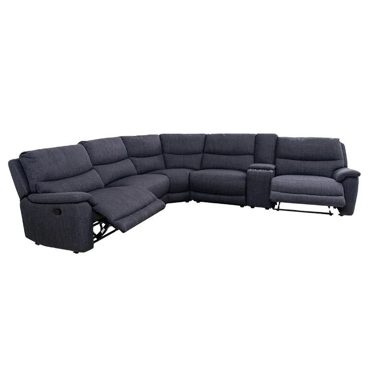 Cheers High Quality Luxury Fabric Power Recliner Sofa With Power Headrest Electric Sofa