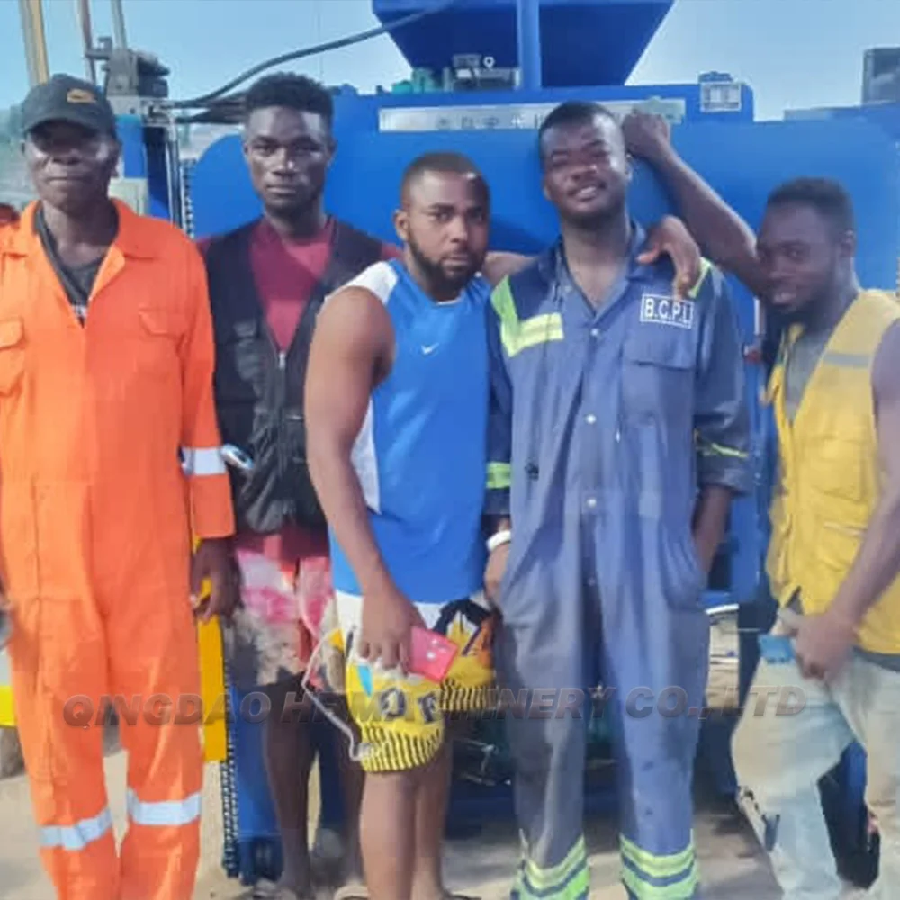 QT4-16  cost-effectiveness cement sand color paver brick block machine in Ughana